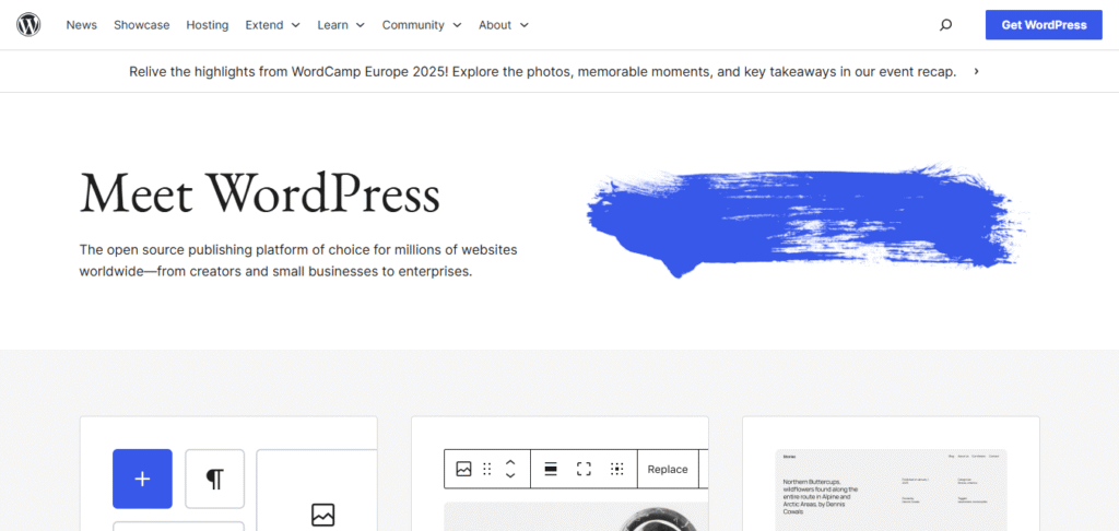 wordpress.org blogging platform