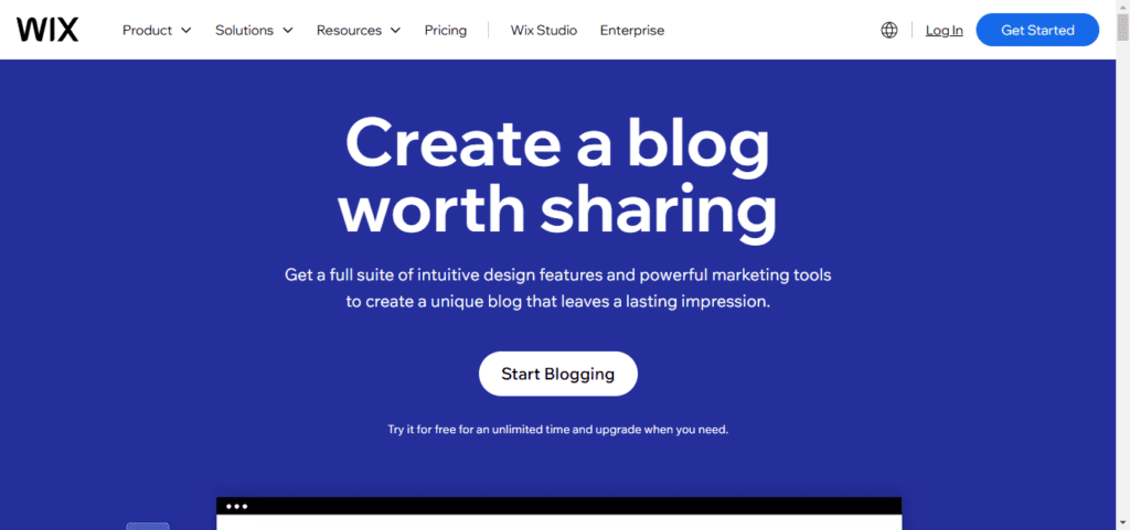 Wix: Best Blogging Platforms For Indians

