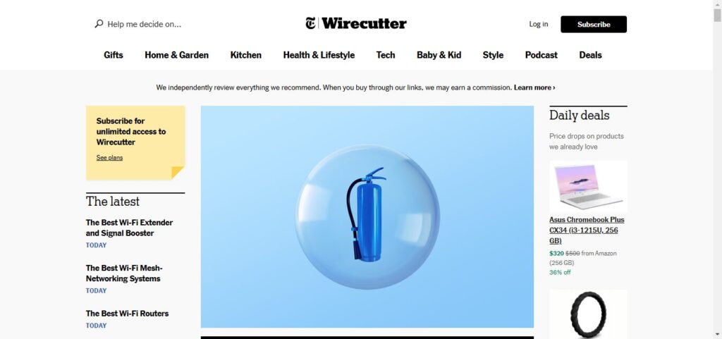 Wirecutter: https://inwebmastro.com/examples-of-product-review-blogss/